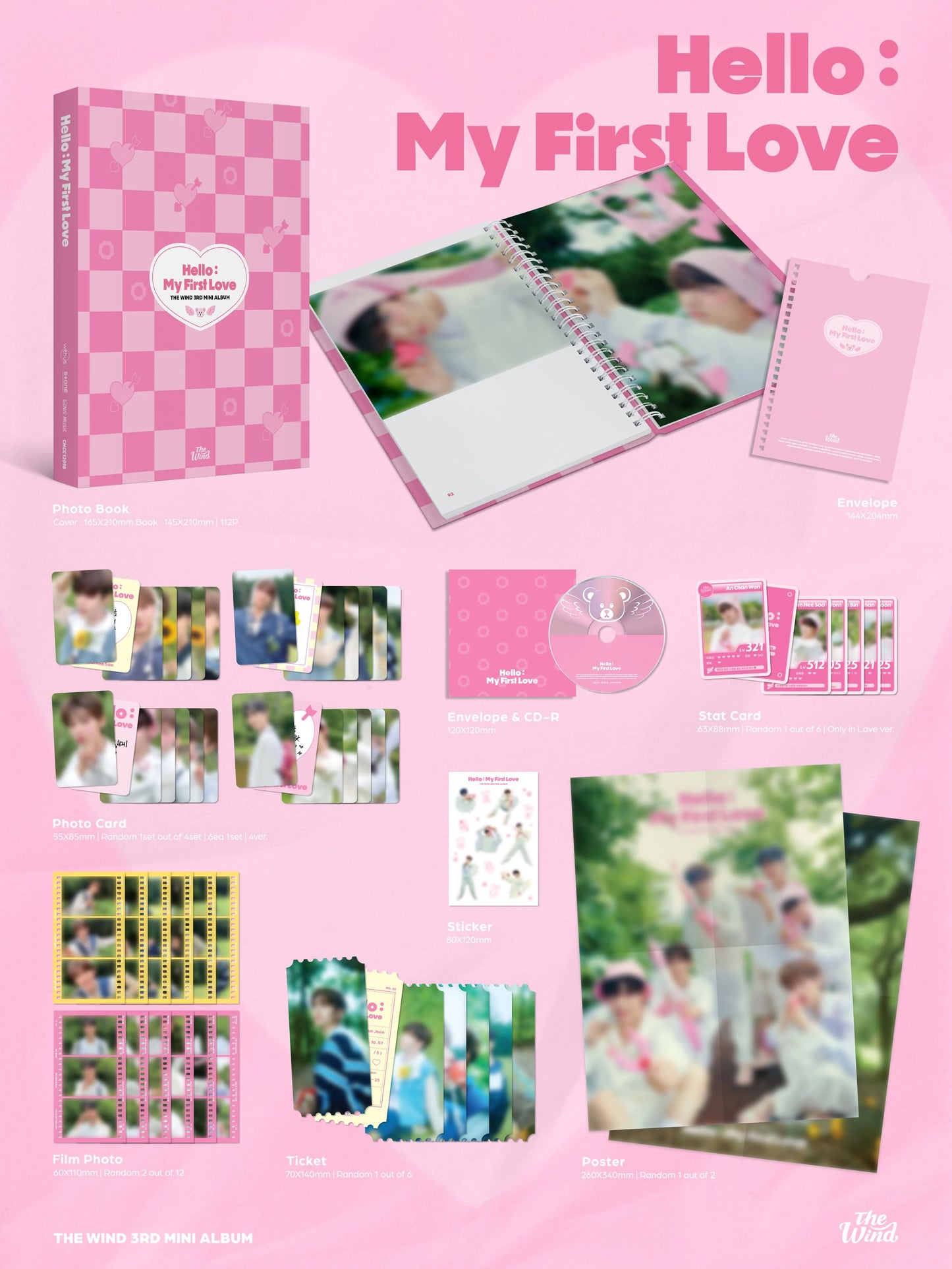 The Wind - Hello My First Love [Photobook Ver]