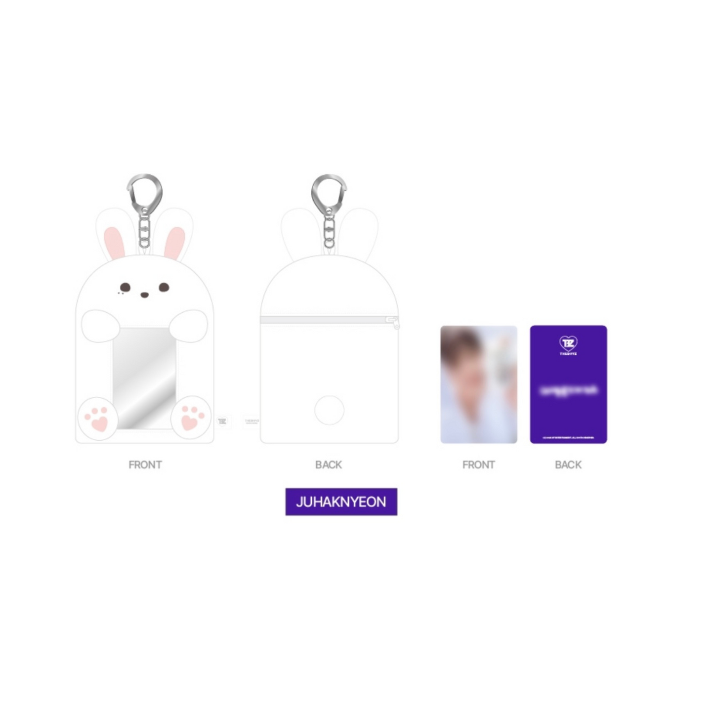 THE BOYZ - WORLD TOUR ZENERATION II Plush Photocard Holder