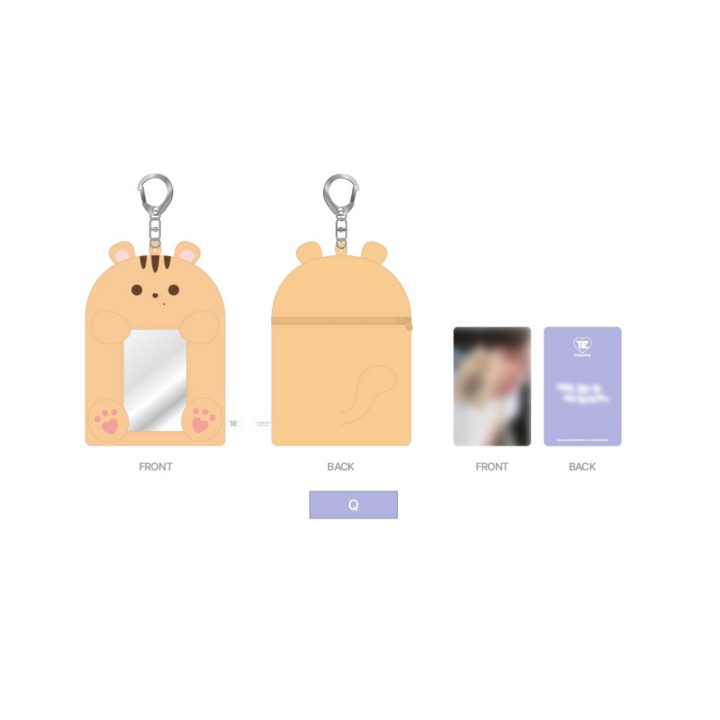 THE BOYZ - WORLD TOUR ZENERATION II Plush Photocard Holder