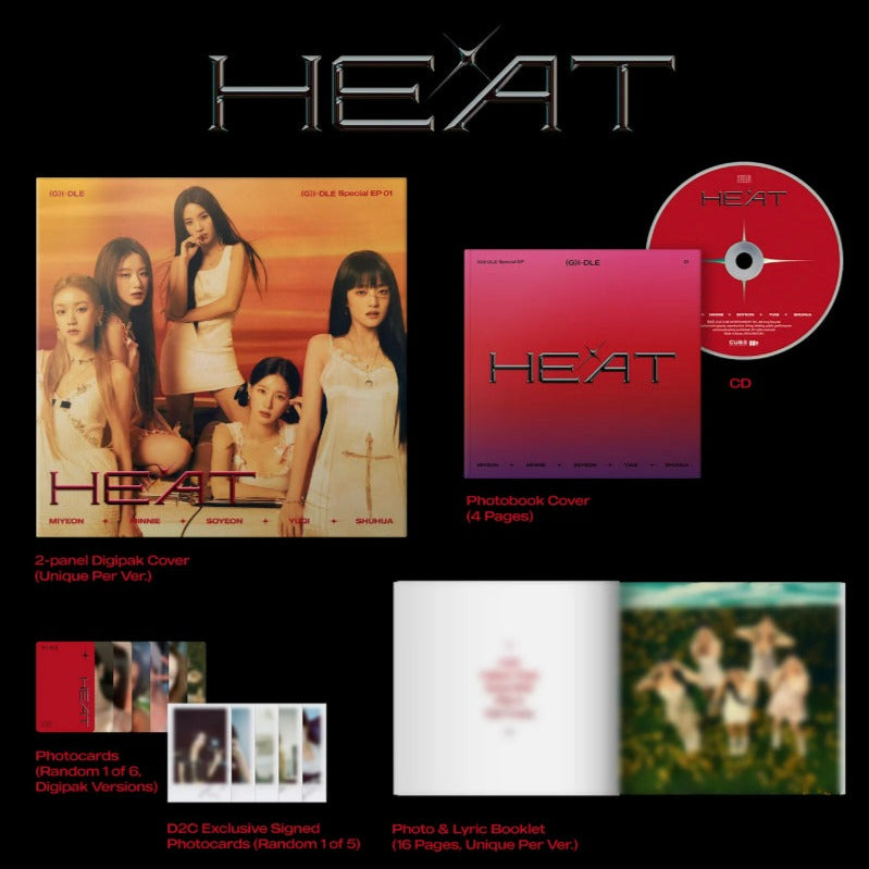 (G)I-DLE - HEAT (Digipack ver)