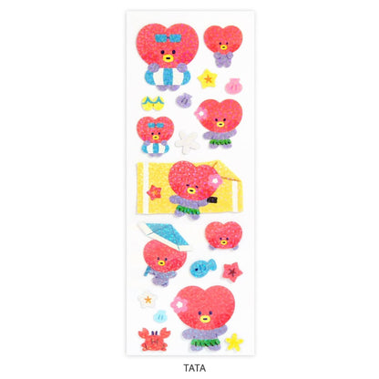 BT21 Minini -Summer Sky Hologram Sticker