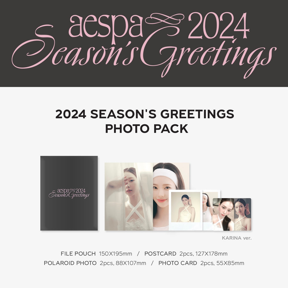 AESPA - Season's Greetings 2024 Photo Pack