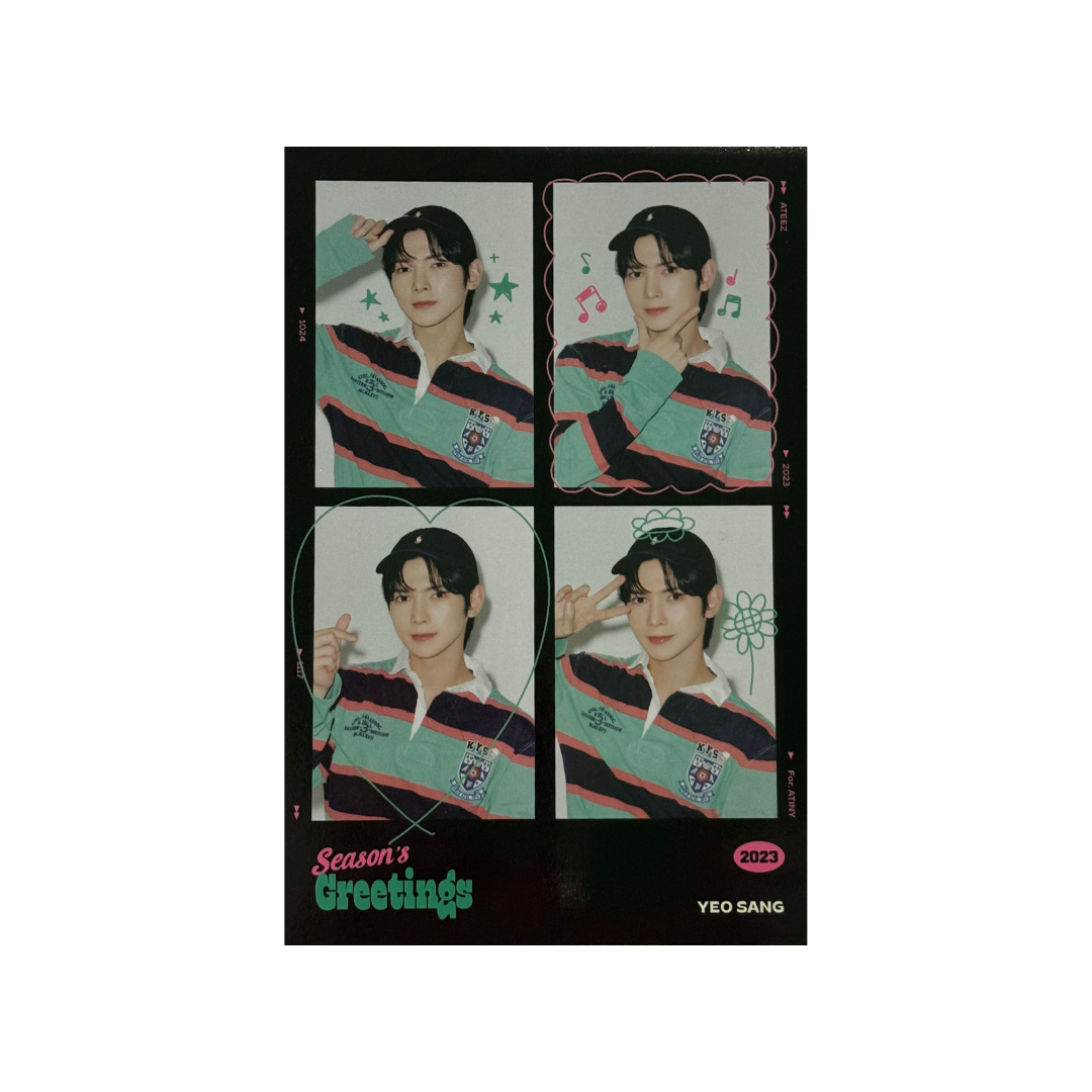 ATEEZ - 2023 SEASON'S GREETINGS 4-Cut Photo