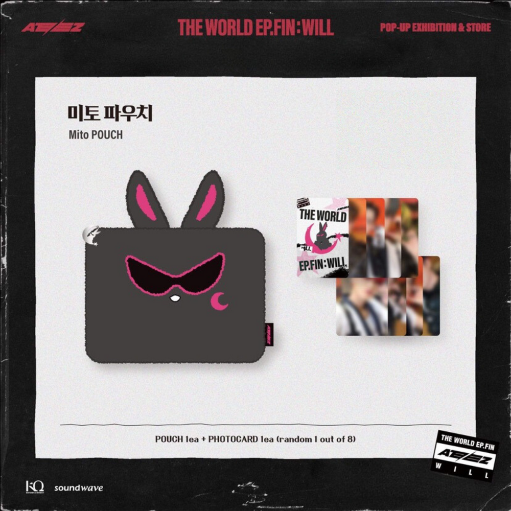 ATEEZ - THE WORLD EP.FIN : WILL Soundwave Pop-Up [MITO POUCH]