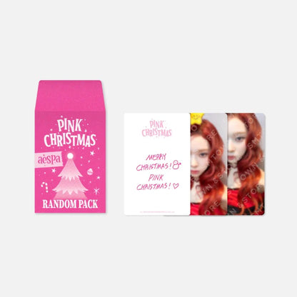 AESPA - PINK CHRISTMAS 2023 PHOTOCARDS