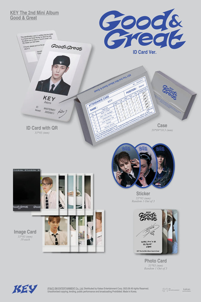 KEY - Good & Great [ID Card Ver.]