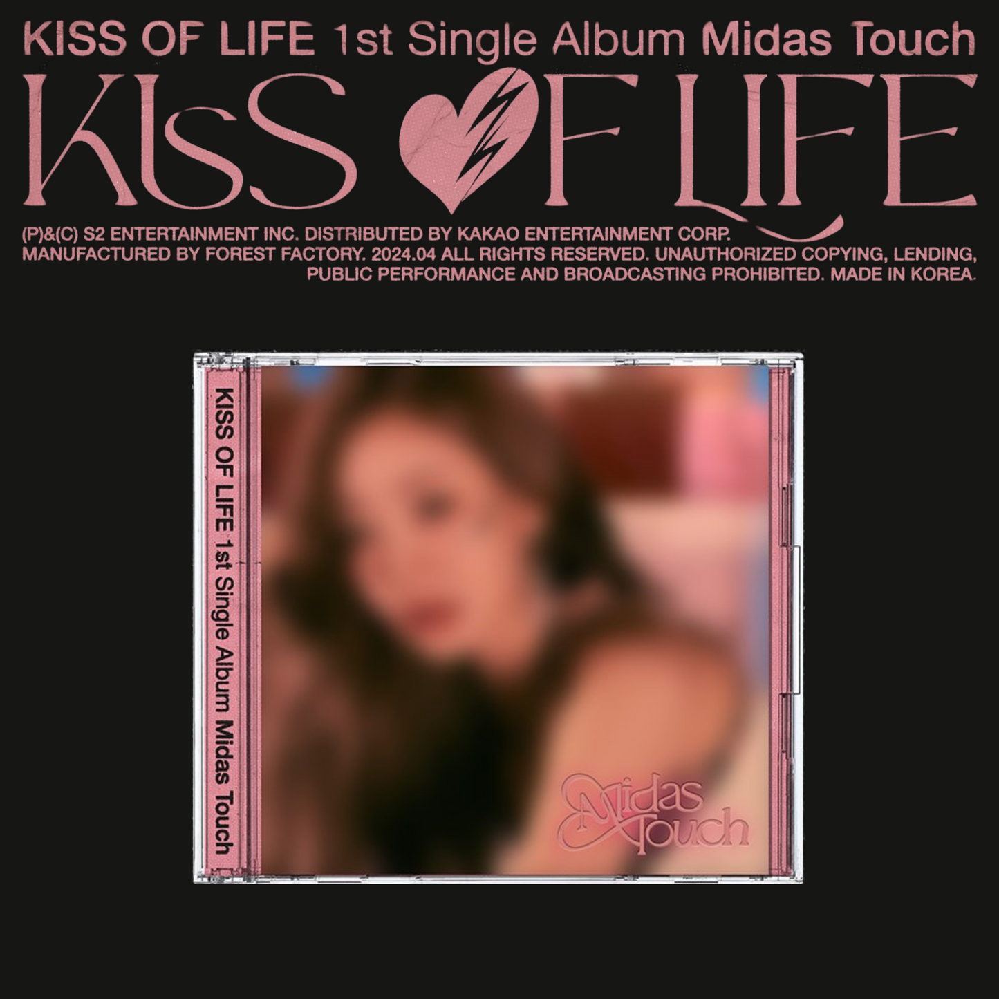 [DAMAGED] KISS OF LIFE - MIDAS TOUCH (Jewel Case Ver)