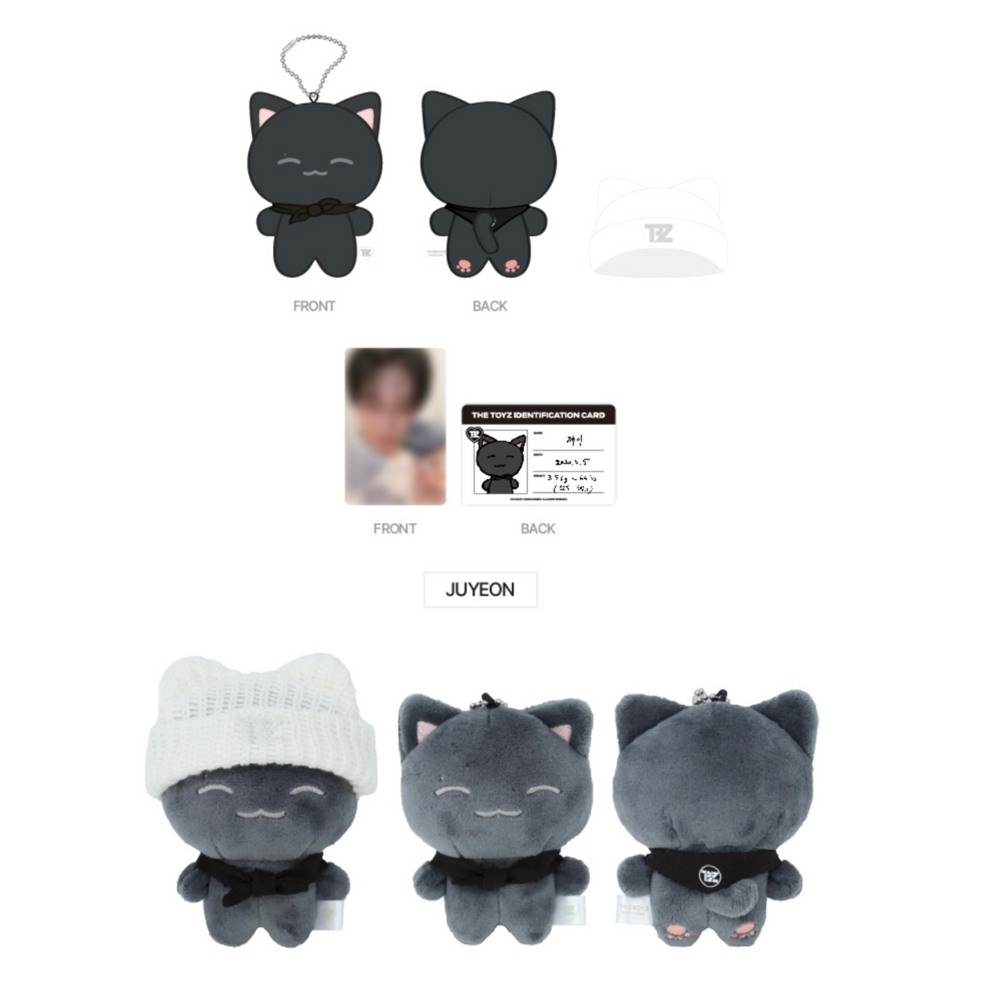 THE BOYZ - WORLD TOUR ZENERATION II Plush Doll Keyring