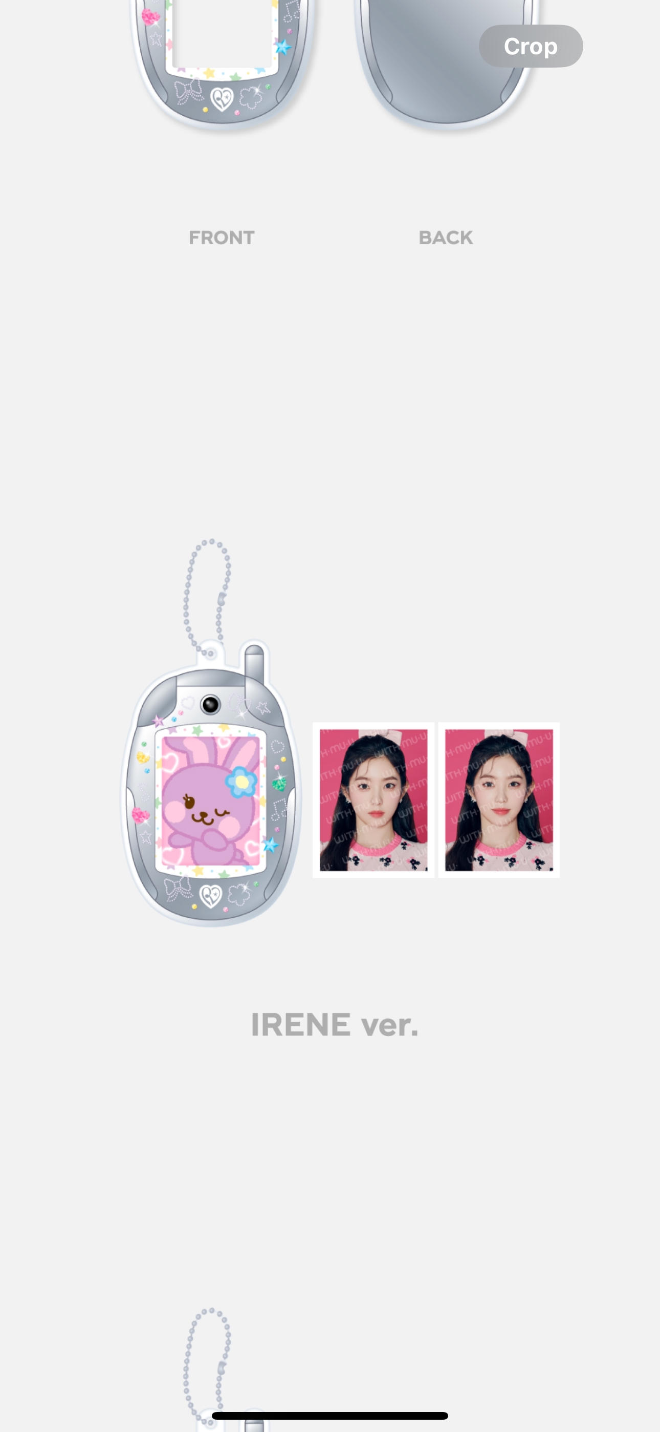 RED VELVET - [HAPPINESS : My Dear, ReVe1uv Official MD] Photo Holder Keyring