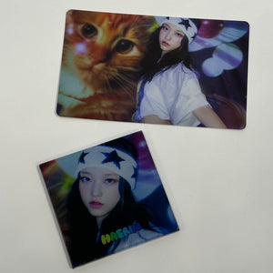 NEWJEANS - SUPERNATURAL WEVERSE Photocards and Magnet set