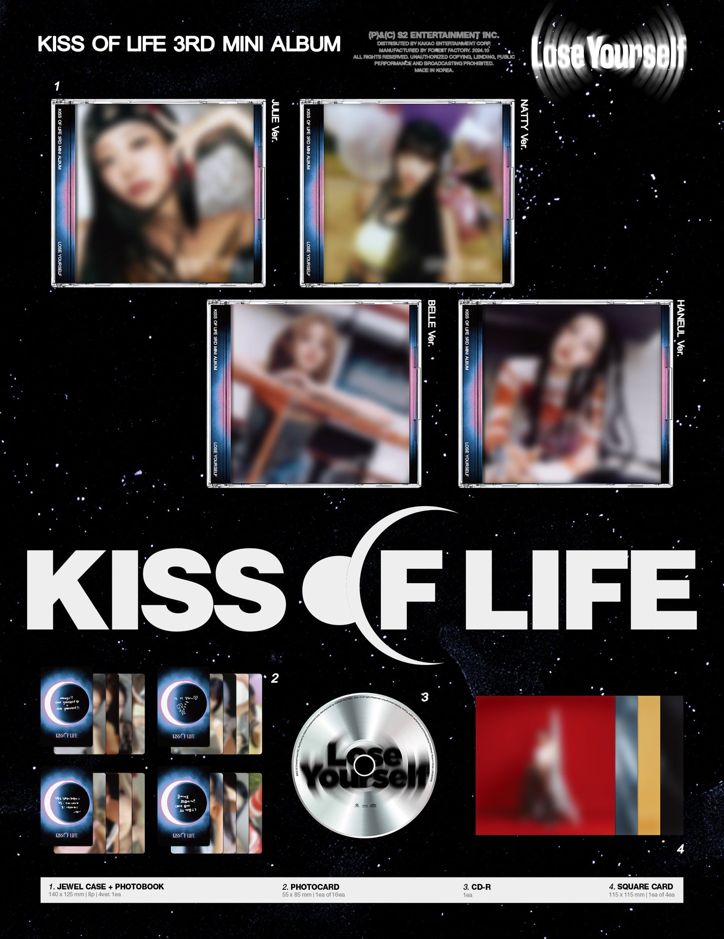 KISS OF LIFE - LOSE YOURSELF (Jewel Case)