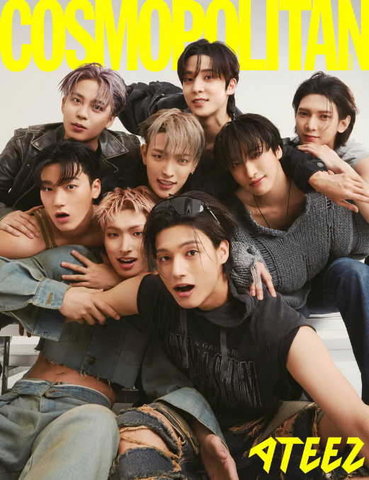 [DAMAGED] - Cosmopolitan Magazine August 2023 [ATEEZ]