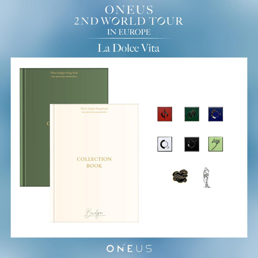 ONEUS 'LA DOLCE VITA'  OFFICIAL POP-UP MERCH - Badge Book