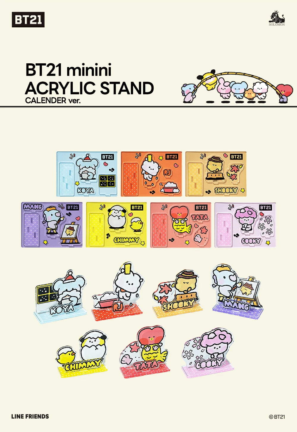 BT21 - Minini Acrylic Stand