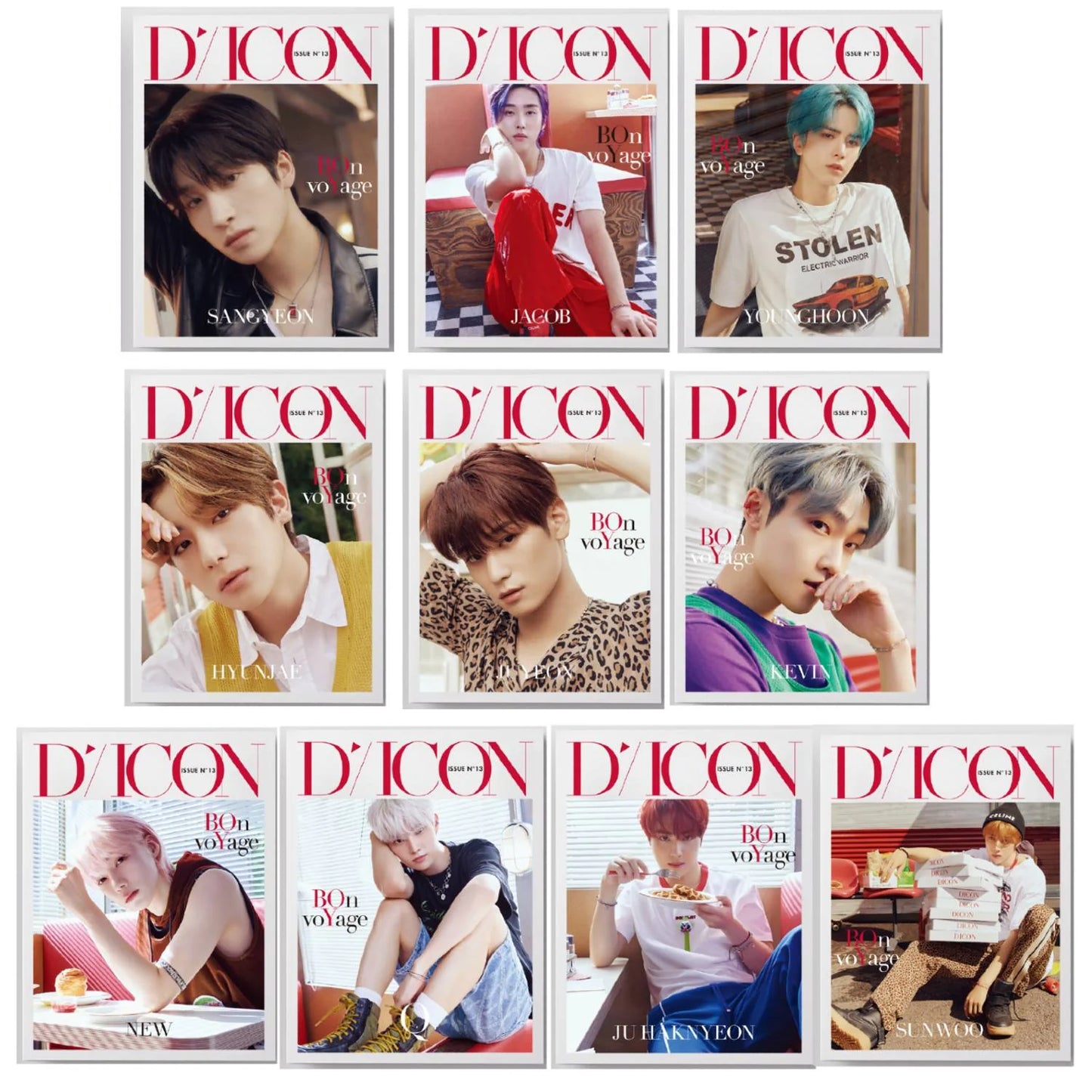 THE BOYZ - DICON ISSUE NO.13 : THE BOYZ BON VOYAGE