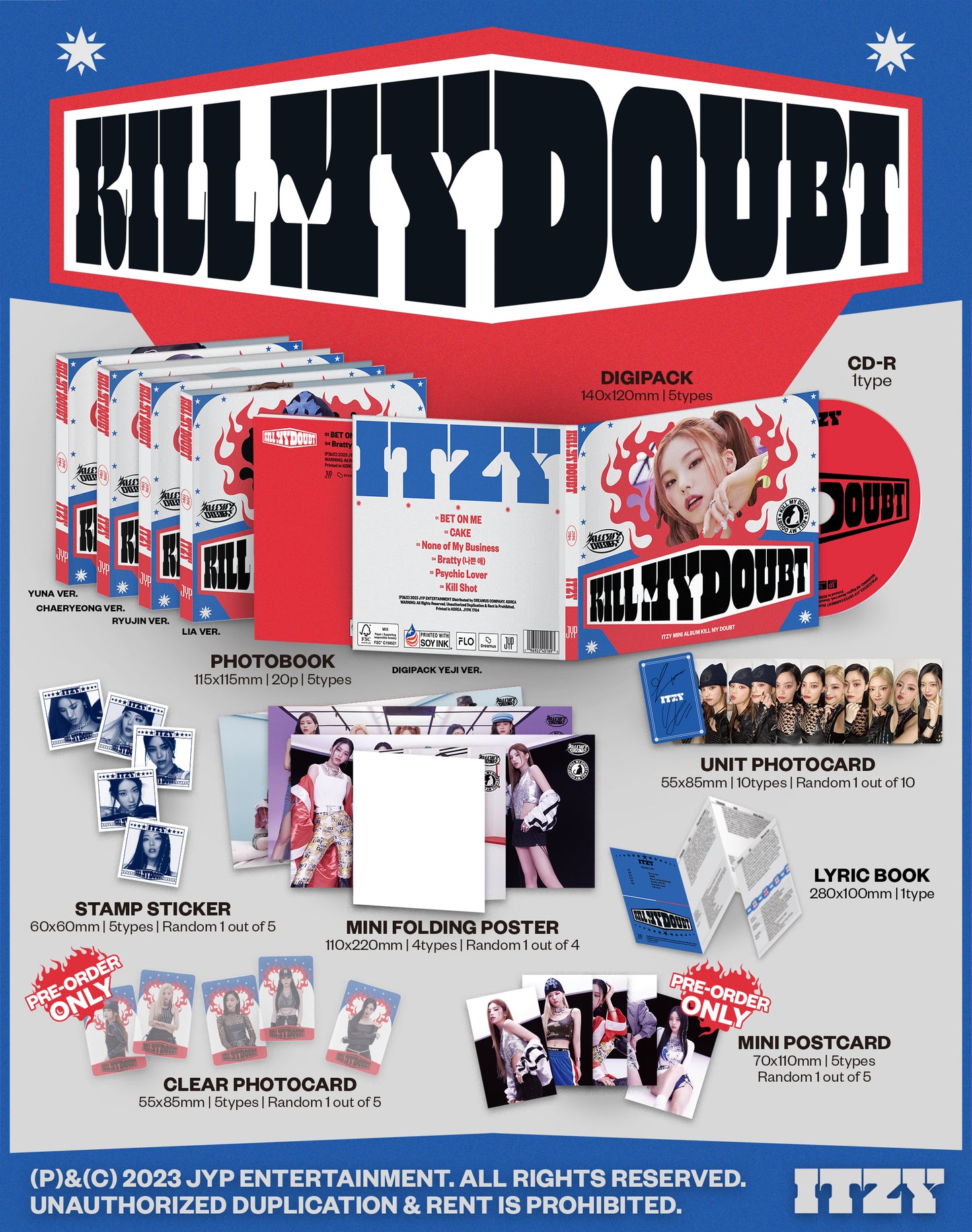 ITZY - KILL MY DOUBT Digipack Ver.