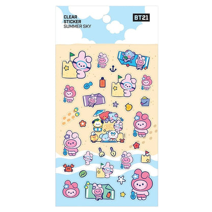 BT21 Minini - Summer Sky Clear Sticker