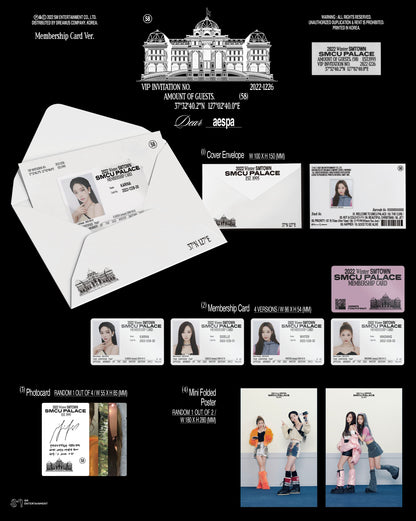 2022 Winter SMTOWN : SMCU PALACE (Membership Card ver.)