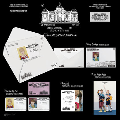 2022 Winter SMTOWN : SMCU PALACE (Membership Card ver.)