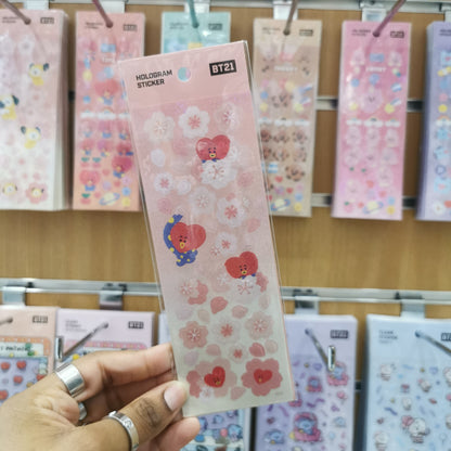 BT21 - Hologram Sticker Sheet