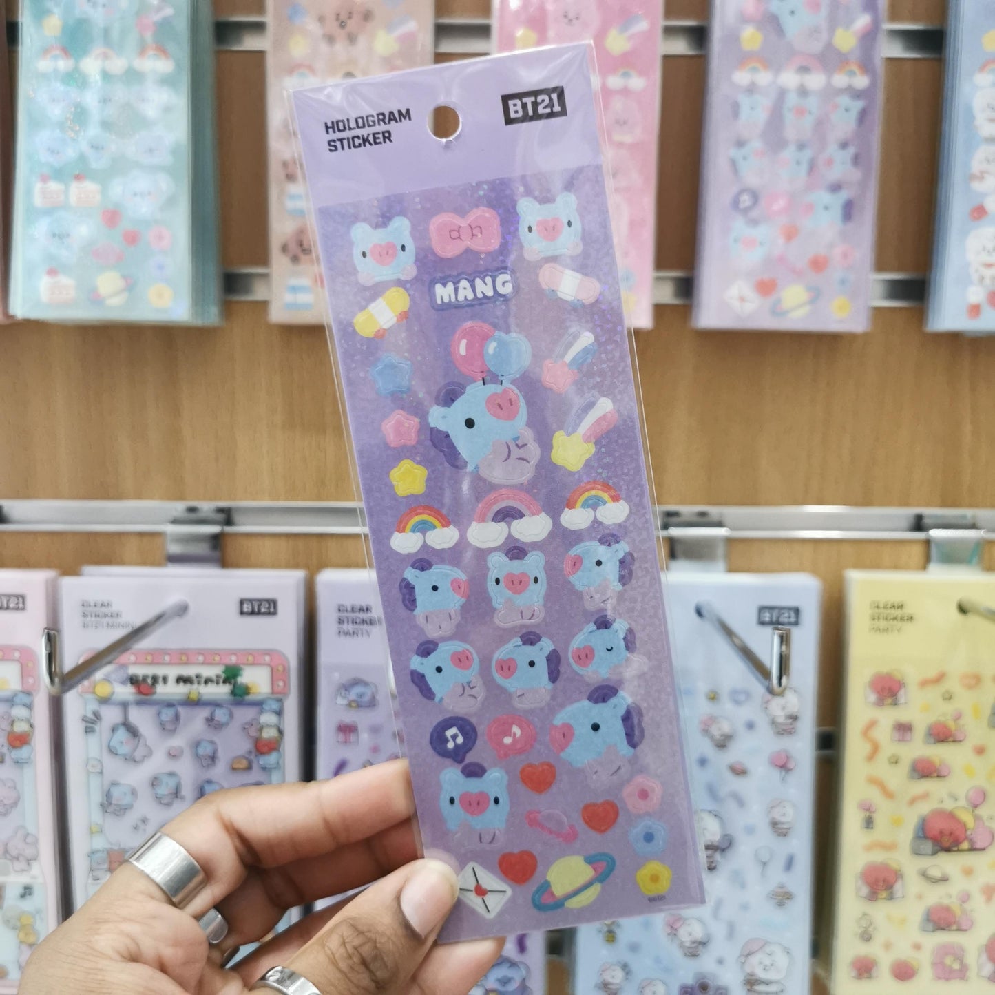 BT21 - Hologram Sticker Sheet