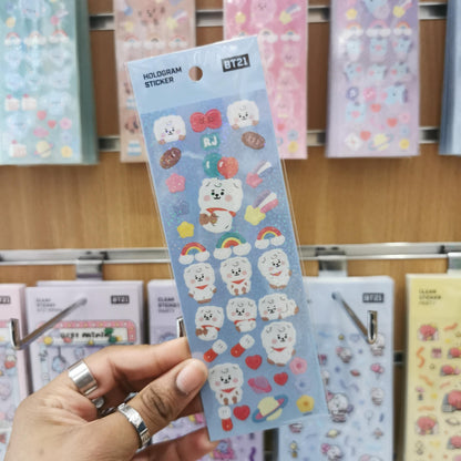 BT21 - Hologram Sticker Sheet