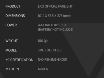 EXO - Official Lightstick Ver.3