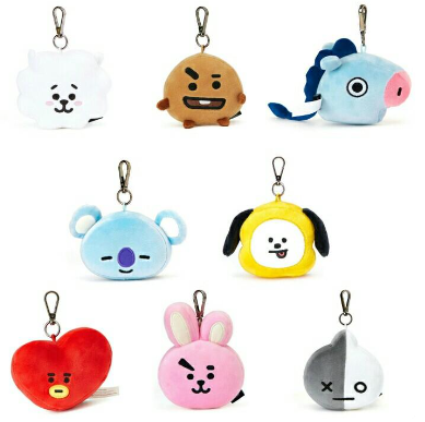 BT21 - Plush Keychain