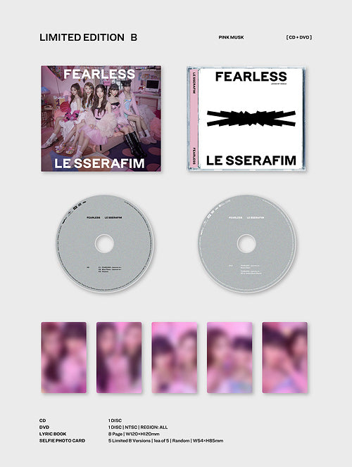 LE SSERAFIM - Fearless [Japanese Album]