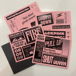 BLACKPINK - Born Pink Lyric Card Set