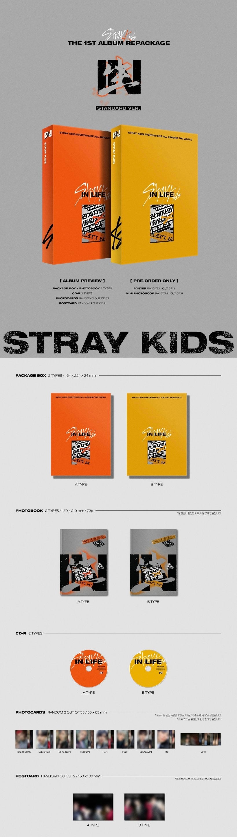 Stray Kids - IN LIFE (Repackage)